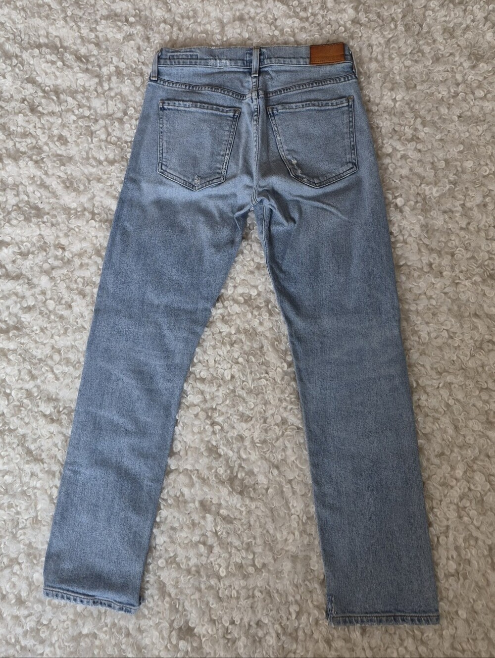 Citizens of Humanity Emerson Slim Boyfriend Jeans Light Wash Distressed Grunge - Picture 4 of 16
